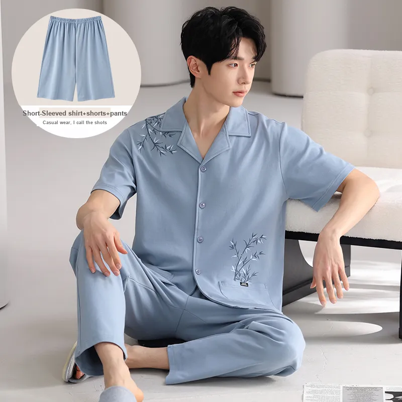 Pretty lady Men Pajama Sets-1