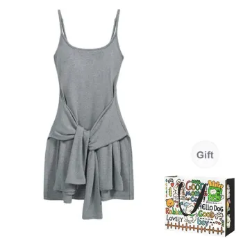 ZVJH Sleeveless Dresses Women's