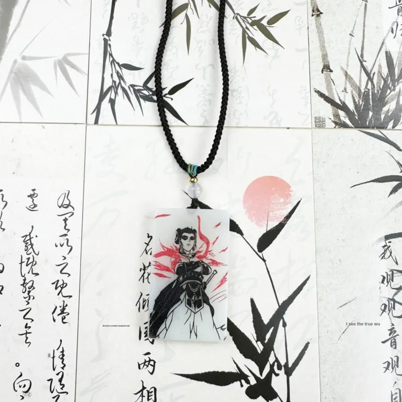 Tang Zhi Serpentine Jade Necklaces Unisex-3