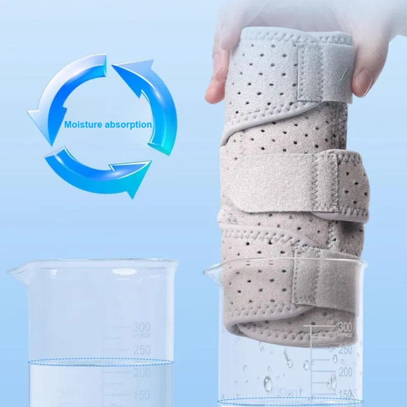 LiNing Badminton Sprain/fracture Wristbands Protective Compression White-3