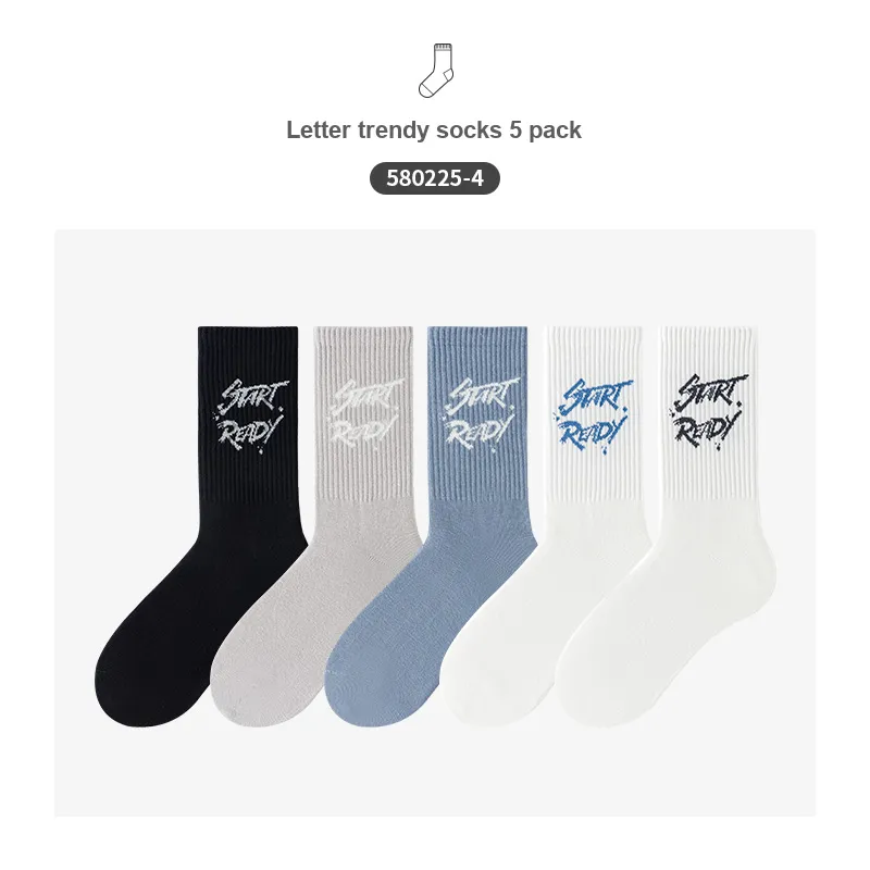 Caramella x Isku Mid Calf Socks Unisex 5 Pack-23