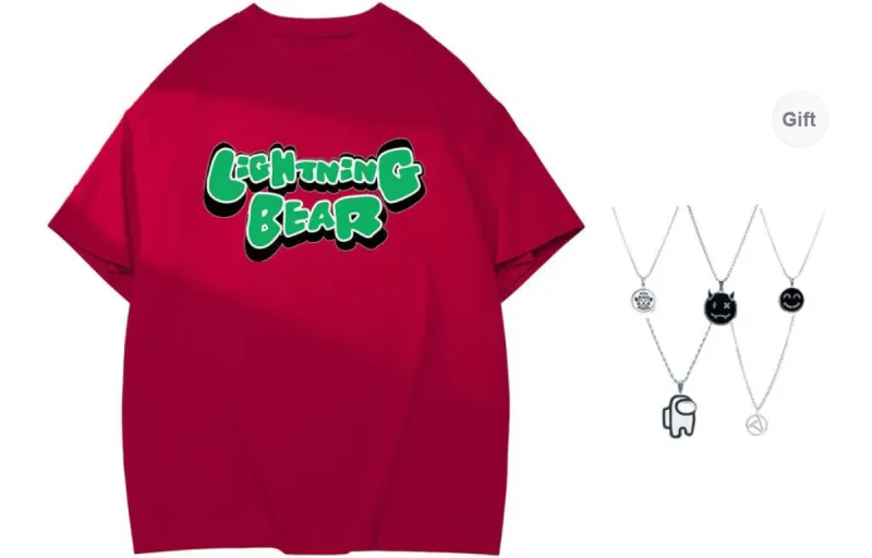 LIGHTNING BEAR T Shirts Unisex-20