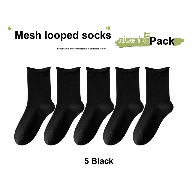 7 SEVFUN Mid Calf Socks Women's Combo Set-15