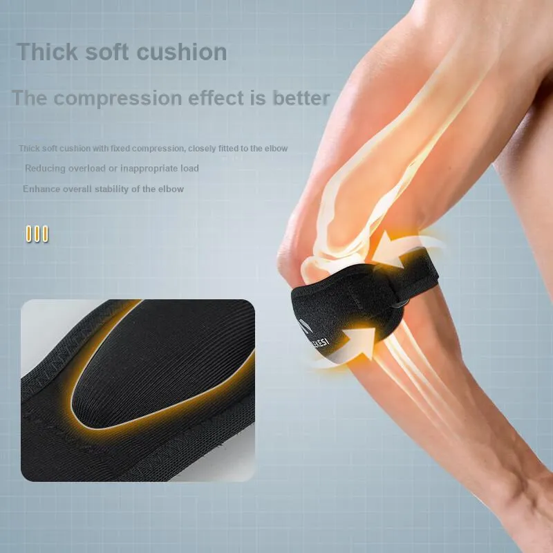 NAILEKESI Volleyball Tennis Elbow Pads Unisex Professional Protective-11