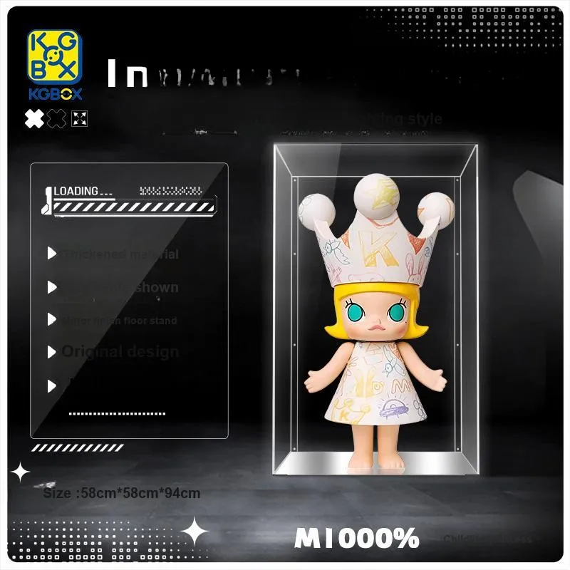 KGBOX Compatibility POPMART Molly With Childlike Princess 1000% Model Accessories-11