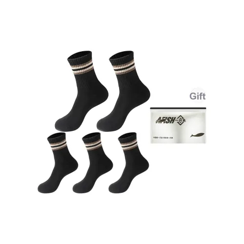 AFISH Носки Crew Мужские упаковка из 5 пар сумка для покупок