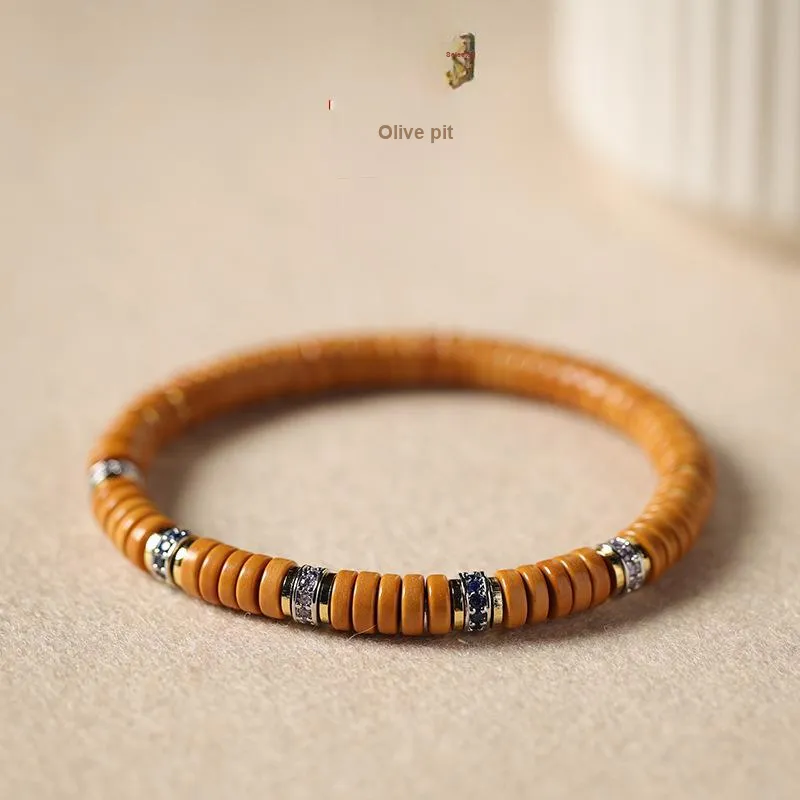 YUFENGXI Olive Pit Bracelets Unisex-2