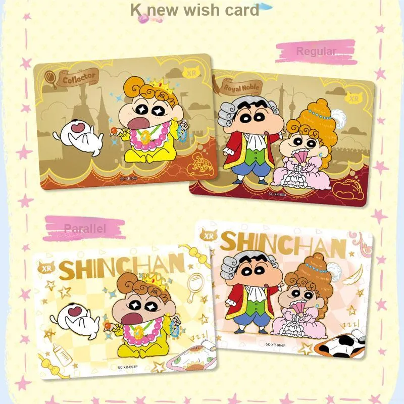 KAYOU Crayon Shin Chan New Flavor Collector's Card New Wish Bag First Stretch IP/Anime Cards 1 Box Of 20 Bags-1