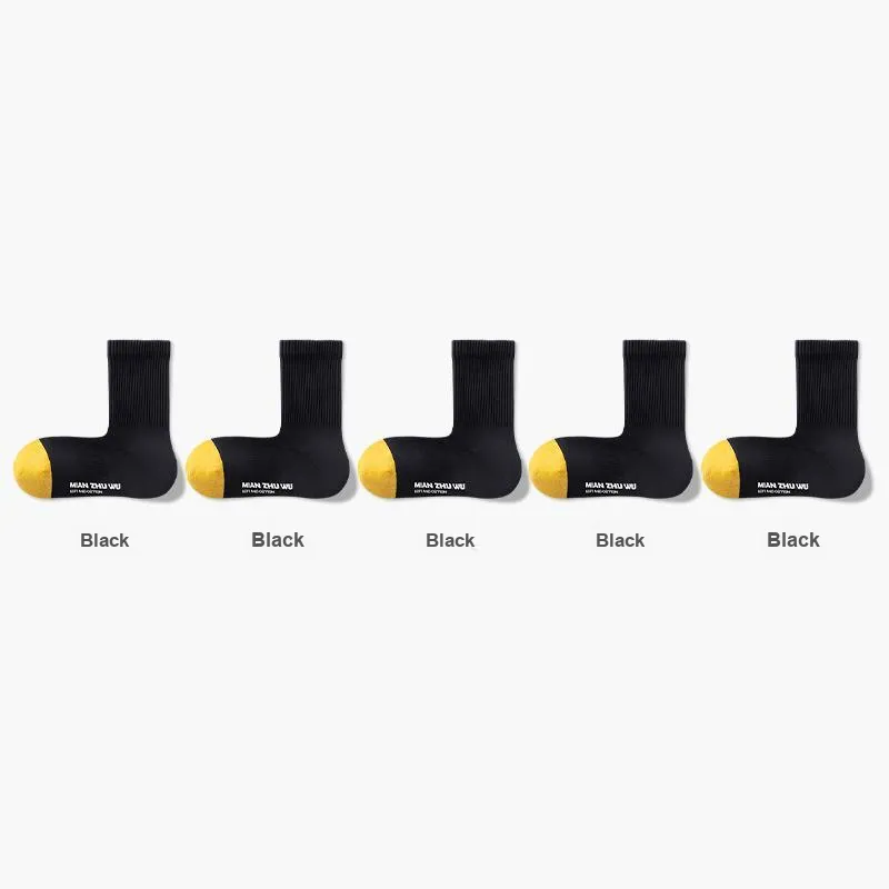 B&C.Room FW23 Mid Calf Socks Men's 5 Pack-20