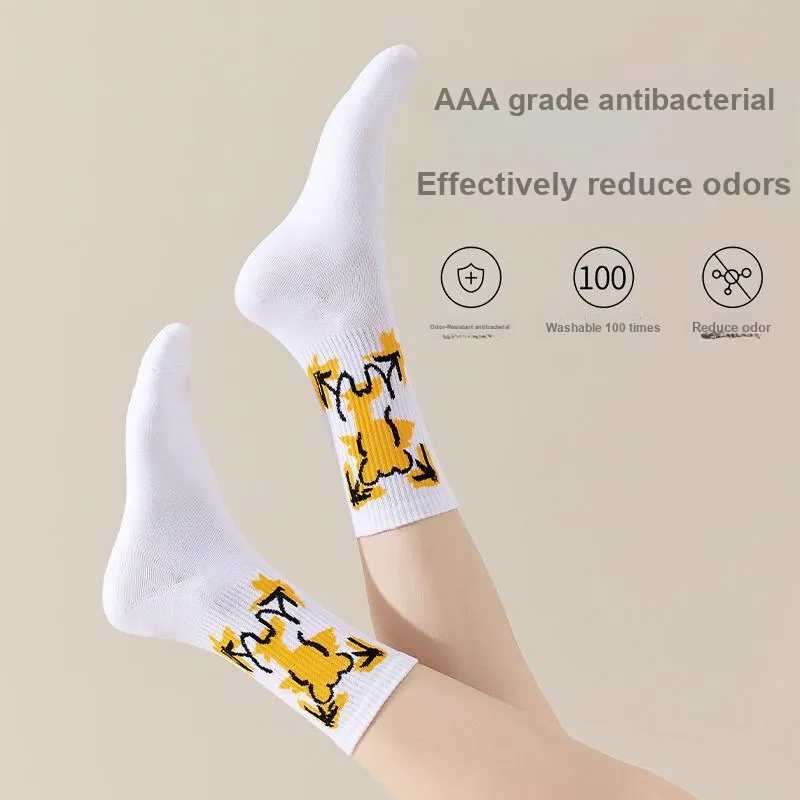 MIIOW Trend Party Series Mid-Calf Socks Unisex 5 Pack-20