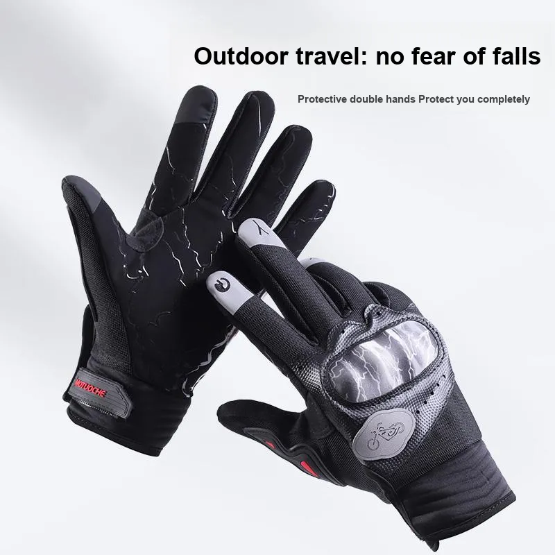 YUZHAOLIN Slip Resistant Gloves Men's-2