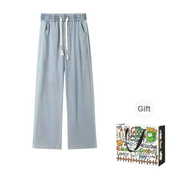 DEDY Jeans Women's Blue Pants Shopping Bag