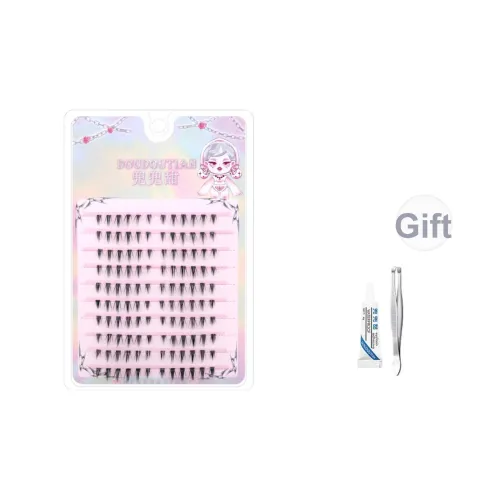 DOUDOUTIAN Монстр Touch Upside Пуховые куртки Клей Бесплатно Искусственные ресницы Thickening Стиль Подсолнух