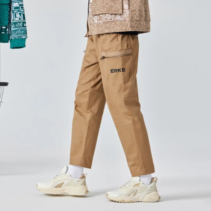 Erke Casual Pants Men's Premium Khaki-7