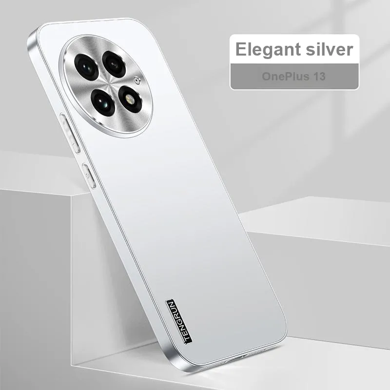 ZHUOJI Matte Material Luminous Metallic Coated Phone Case Compatible With OnePlus 13-7