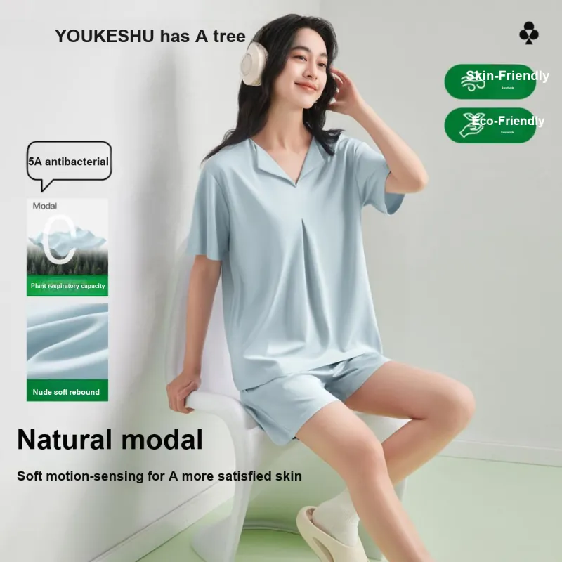 YOUKESHU Pajama Set Women's Shopping Bag-15