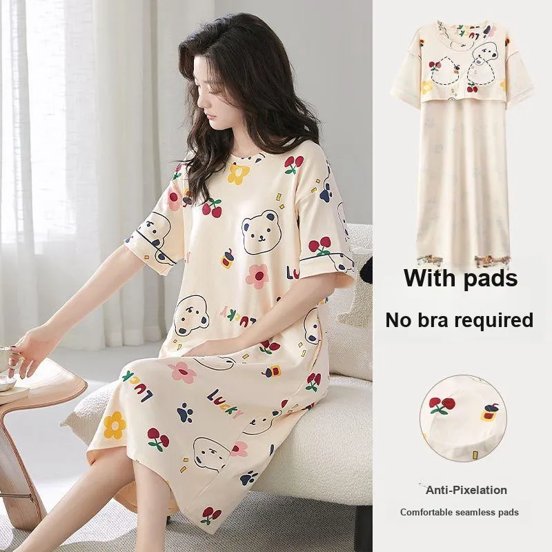 XISHE Women's Nightgowns-1
