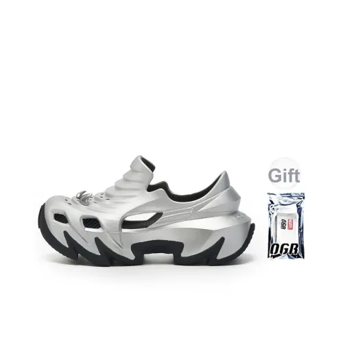 OGR DragonSpike Clog 5cm Унисекс Титан Серебряный Металл Улучшенный Аксессуары