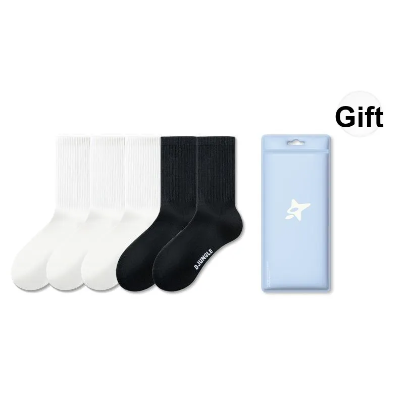 DJUNGLE Mid Calf Socks Unisex 5 Pack-5