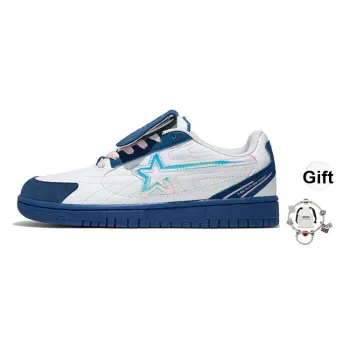 RIPSTAR Anti Slip And Wear Resistant Height Increasing Low Top Skateboard Shoes Unisex Poseidon
