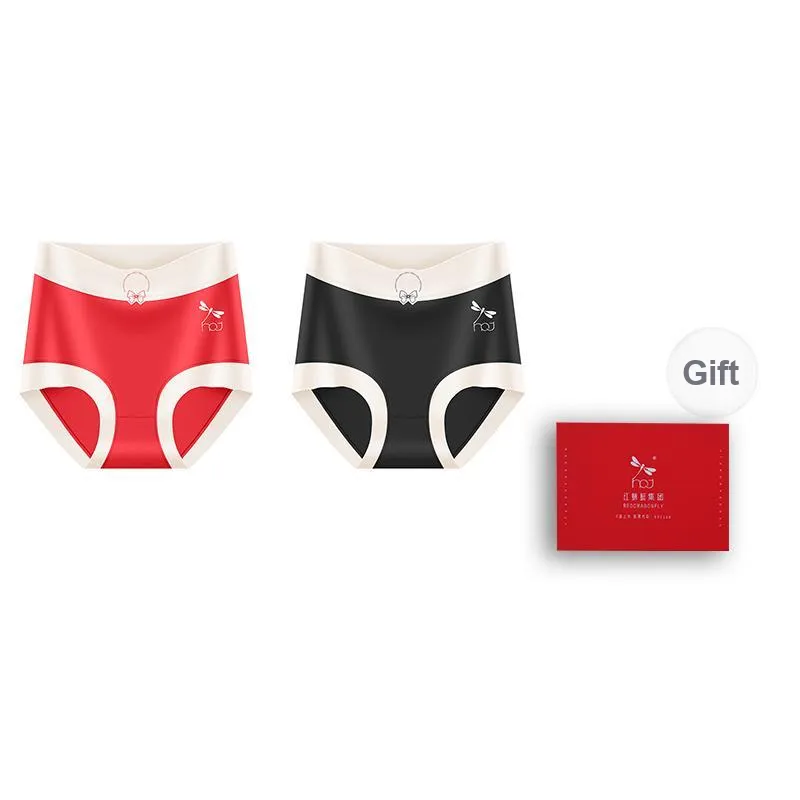 RED DRAGONFLY Cotton Panties Women's Gift Box Combination-19