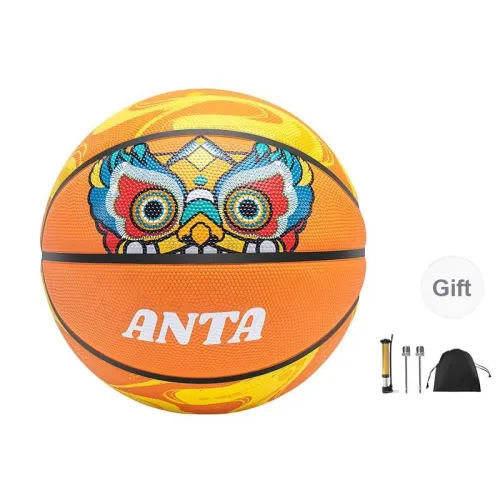 Anta Rubber Basketball Orange Size 7 Ball Size 5 Ball Street Training Competition Unisex