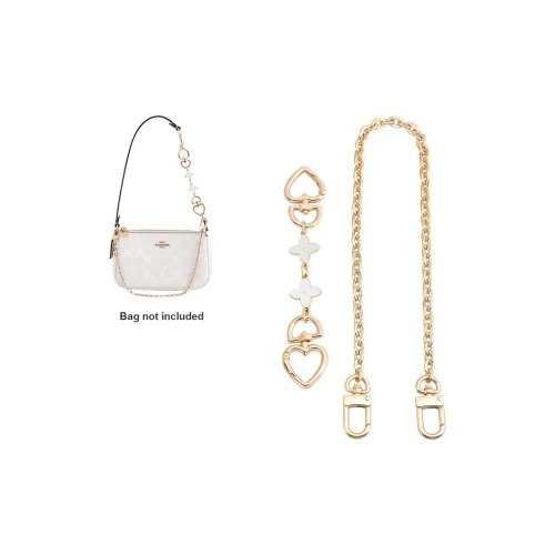 Ремни для сумок Luxury Care Artisan Workshop Белый Four Leaf Clover 15 см + Декоративная цепочка 40 см Женские