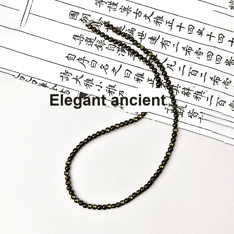 Tokai Family Obsidian Jade Necklaces Unisex-33