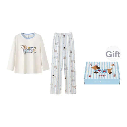 Gongdie Пижамный комплект для женщин набор в подарочной коробке