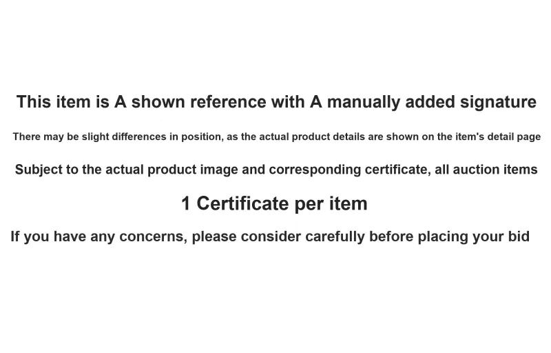 Huayitaojin Football Fan Supplies Officially Licensed Company Certificate With ICONS Not Including Framing-4
