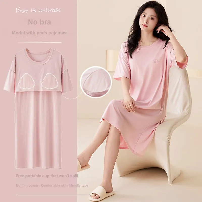 YUZHAOLIN Women's Nightgowns-5