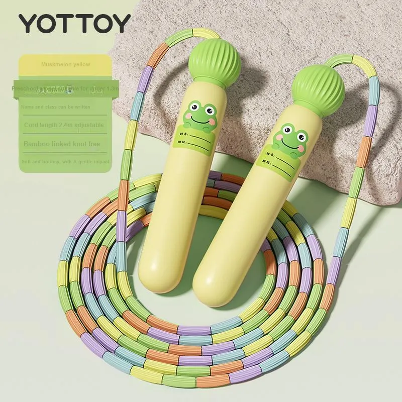 YOTTOY Casual Entertainment Mechanical Counting Jump Ropes Kids Handle Material PP Rope Material PVC Cotton Rope 2.4m-5