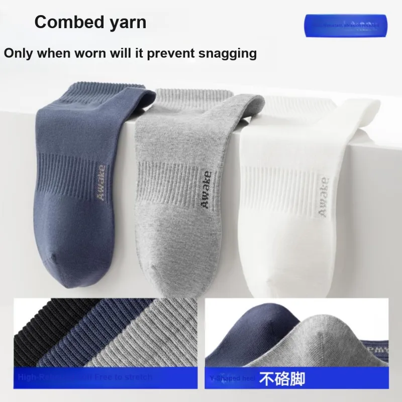 HLA Mid-Calf Socks Men's 6 Pack-3