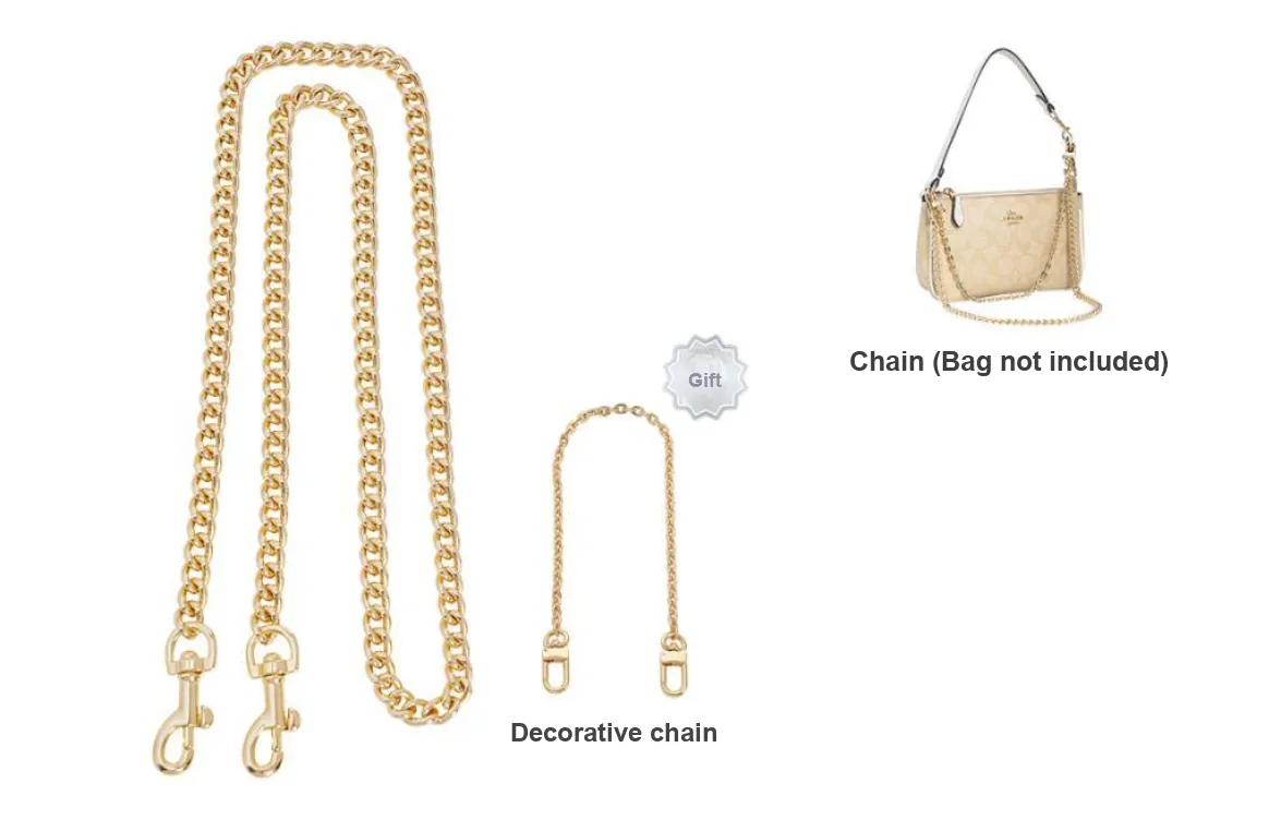 Kim Yeon sha Iron Alloy Bag Accessory Women's Gold Tone