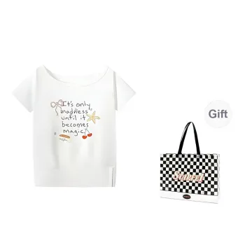 STARFEI T Shirts Women's White