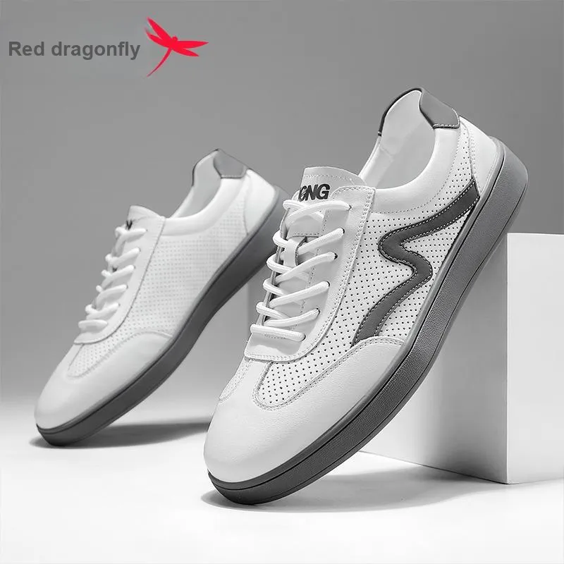 RED DRAGONFLY Low Top Skateboard Shoes Men's-9