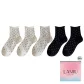 [Skin-Friendly Versatile]White 2+Light Gray 1 Black 2