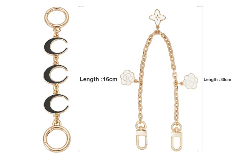 GUYI Metal Bag Accessory Women's Gold-17