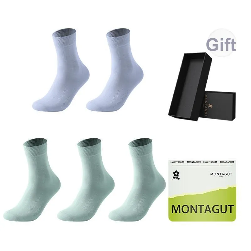 Montagut Mid Calf Socks Men's Box 5 Pack-78