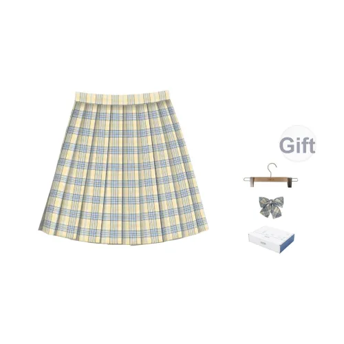 Hatsumachiya Плиссированная юбка A-силуэта Женская