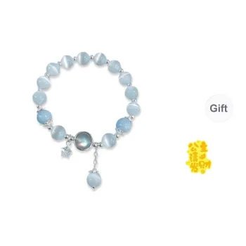 Kim Ka Fook Glass Cat Eye Bracelets Women's