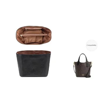 DuPont Paper Coach Bucket Bag Storage Bag Medium Bag Bag Strap Holder Women's Black/Multicolor