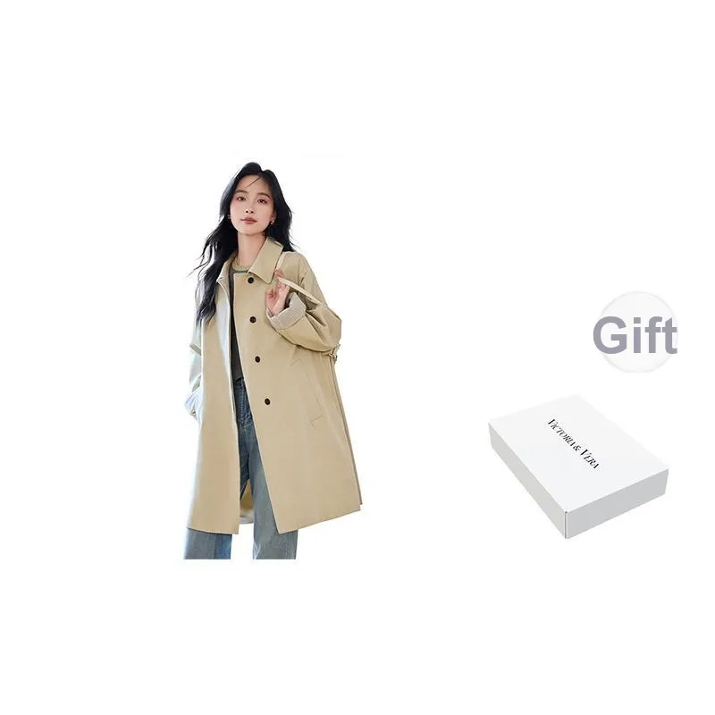 VICTORIA&VERA Trench Coat Women's Beige