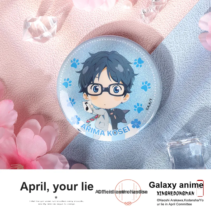 Xhdm Miyazaki Kaoru Arima Kōshō Watanuki Ryōta Sawa Camellya April Is Your Lie Q Width Badges-4