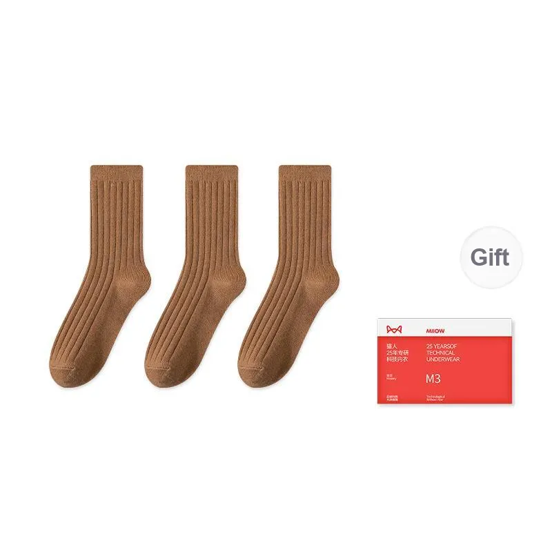 MIIOW Trend Party Series Mid Calf Socks Women's Box Of 3 Pairs-10