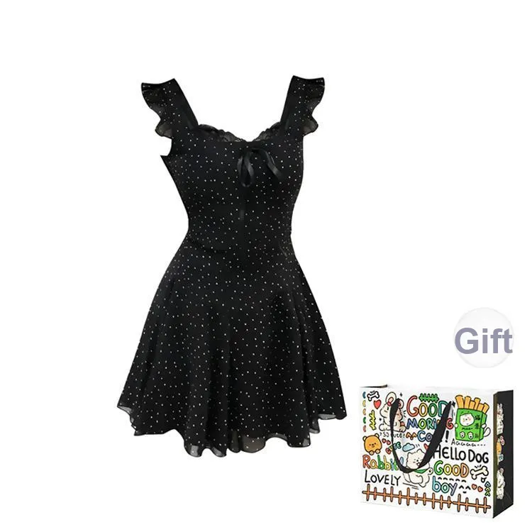 OURUOKE Short Sleeved Dress Women's