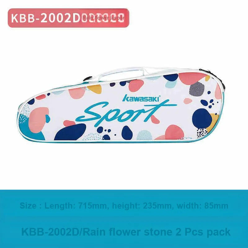 Kawasaki Abrasion Resistant Gym Bag Unisex Rain Flower Stone-1