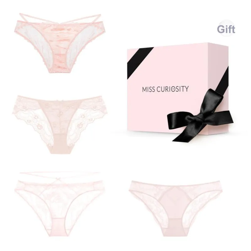 MISS CURIOSITY Underwear Gift Box Women's 4 Pack-15