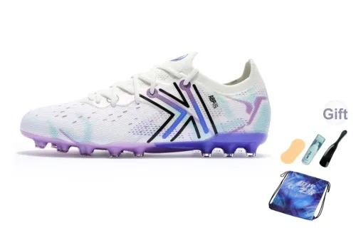 KELME Ji Di 5.0 MG Multi Ground Artificial Ground, Natural Ground Mid Top Soccer Shoes Unisex White Multicolor