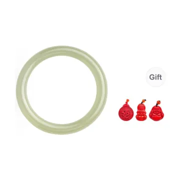 MUGONGZI Natural Colored Glaze Bangles Women's